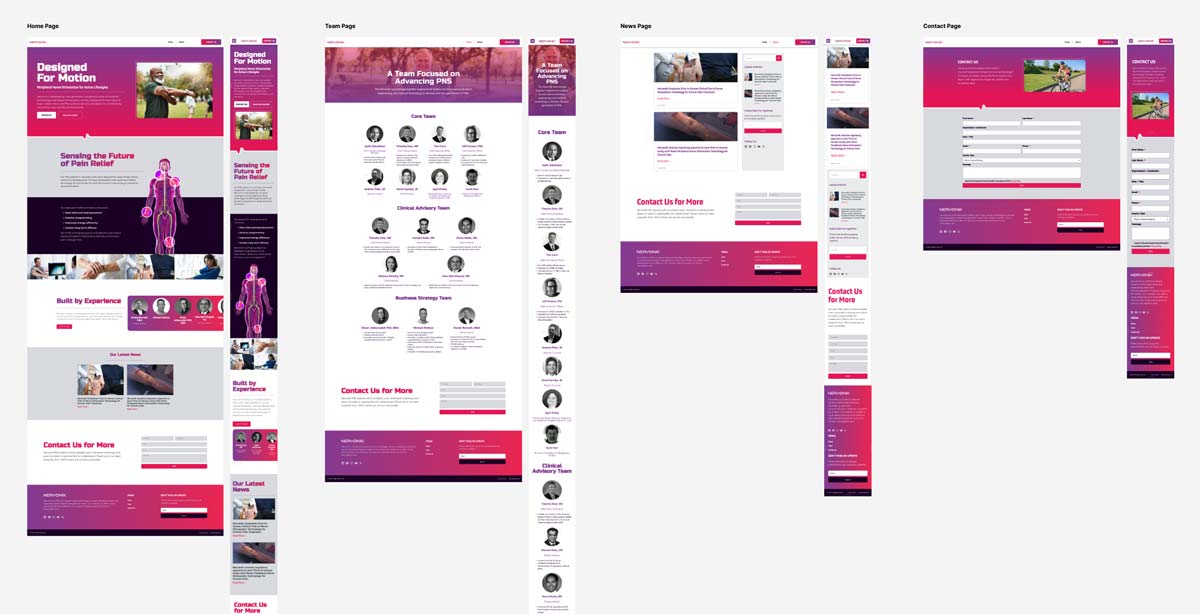 Nervonik Website Design