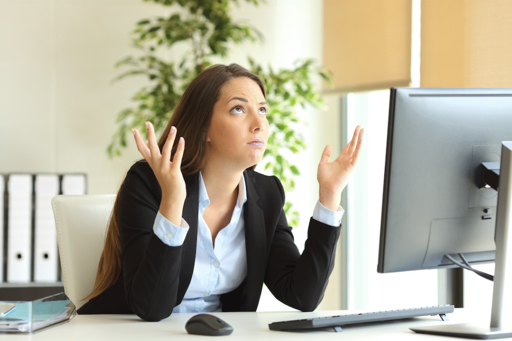 Marketing manager for a SMB frustrated with her business's website performance and considering web development help