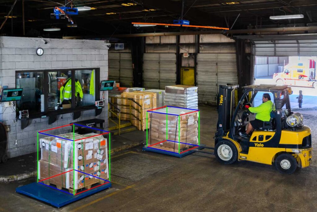 Cargo Spectre freight dimensioner systems at work