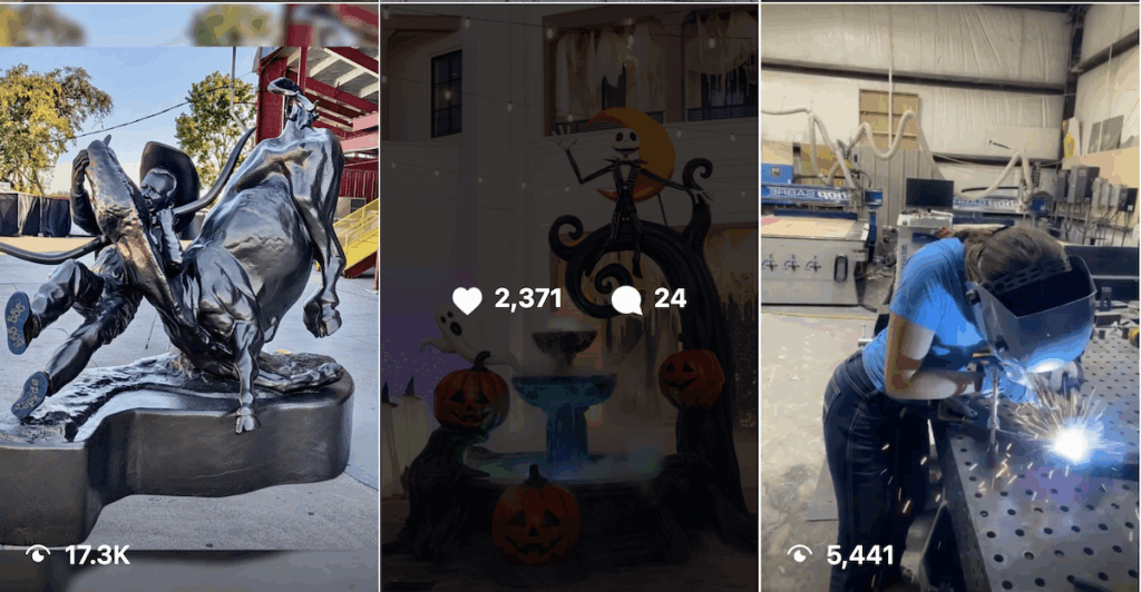 Screenshot of Instagram Reels created for Smash Design by Elevantics